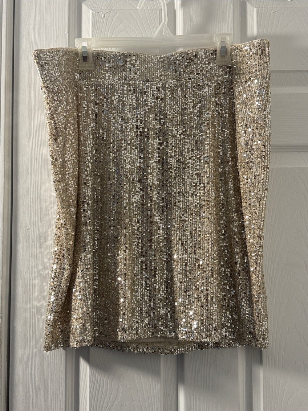 Torrid Sequin Mini Skirt in Champagne